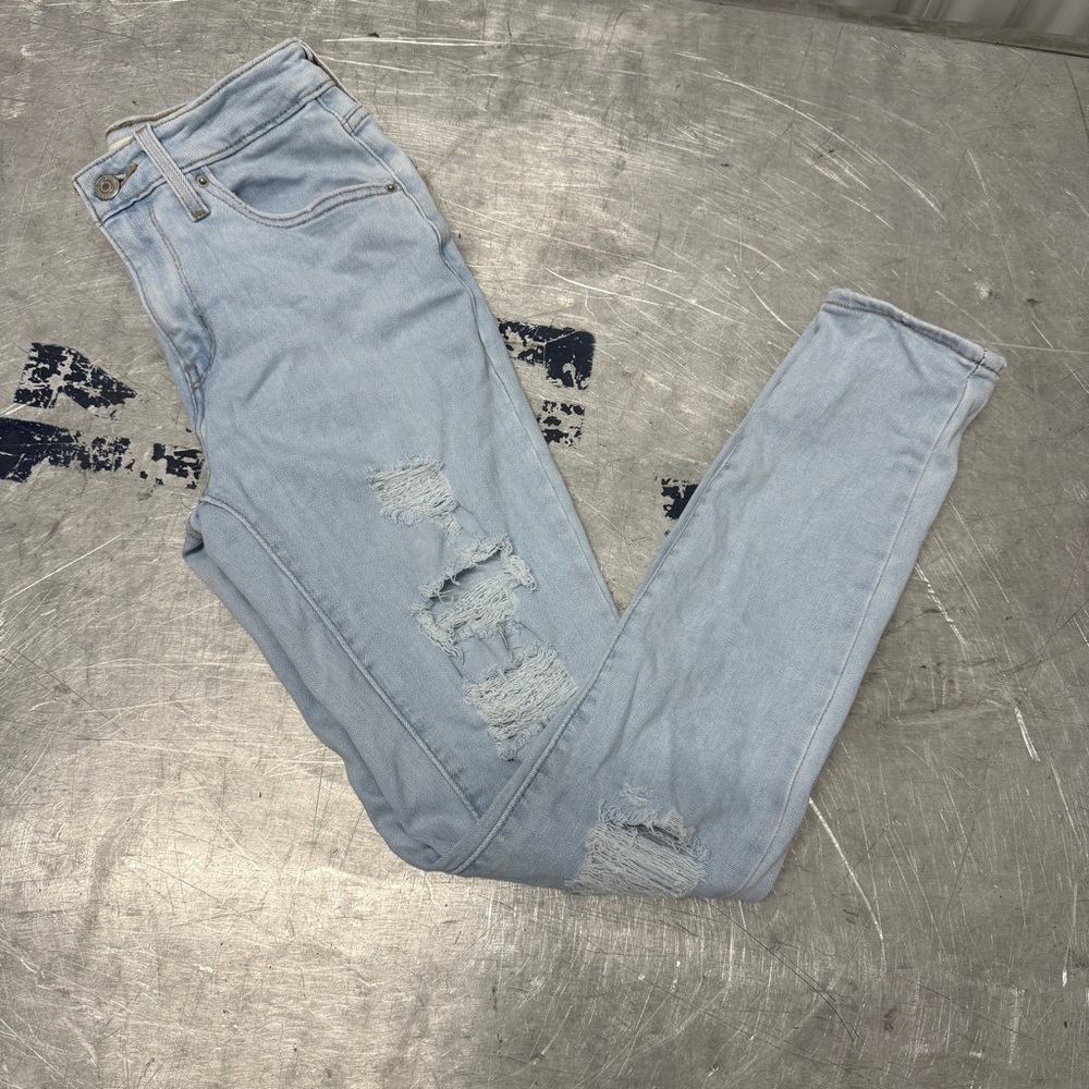 Levi’s Women’s Distressed 721 High Rise Skinny Jeans Size 25